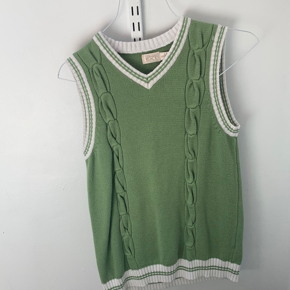 Cute Green sweater vest